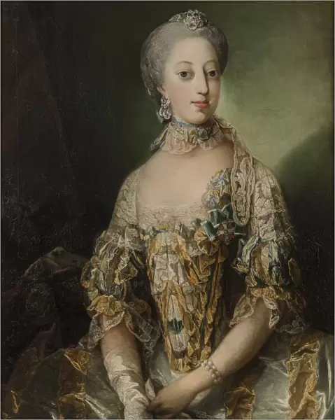 Portrait of Sophia Magdalena of Denmark (1746-1813), Queen of Sweden, 1766