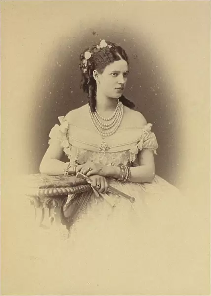 Portrait of Princess Dagmar of Denmark, Maria Feodorovna of Russia (1847-1928), 1873