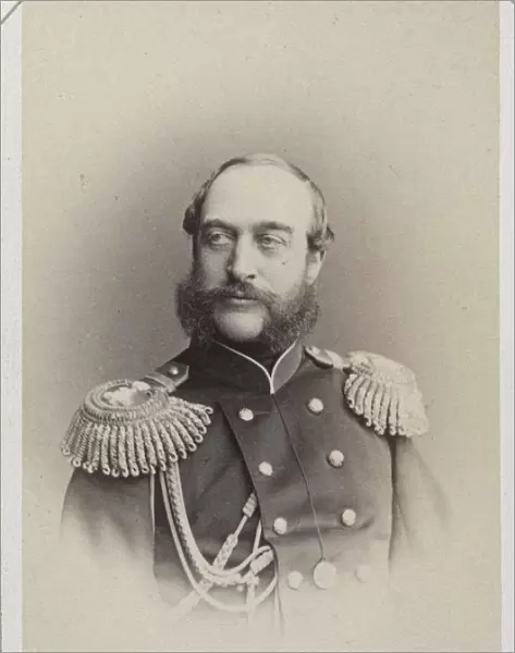 Portrait of Duke Georg August of Mecklenburg-Strelitz (1824-1876), c. 1870