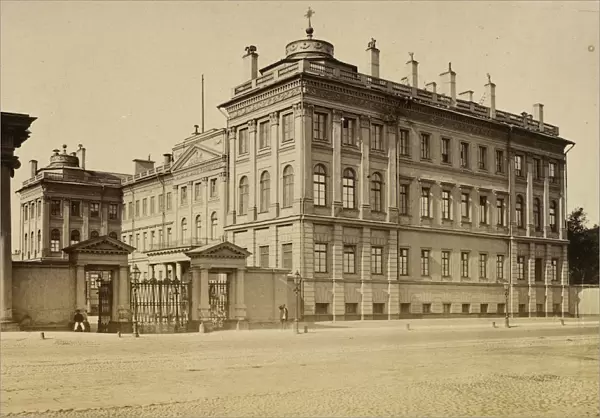 The Anichkov Palace in Saint Petersburg, 1874
