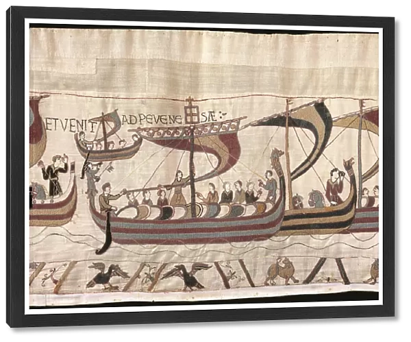The Bayeux Tapestry. Scene 38: William and His Fleet Cross the Channel, ca 1070