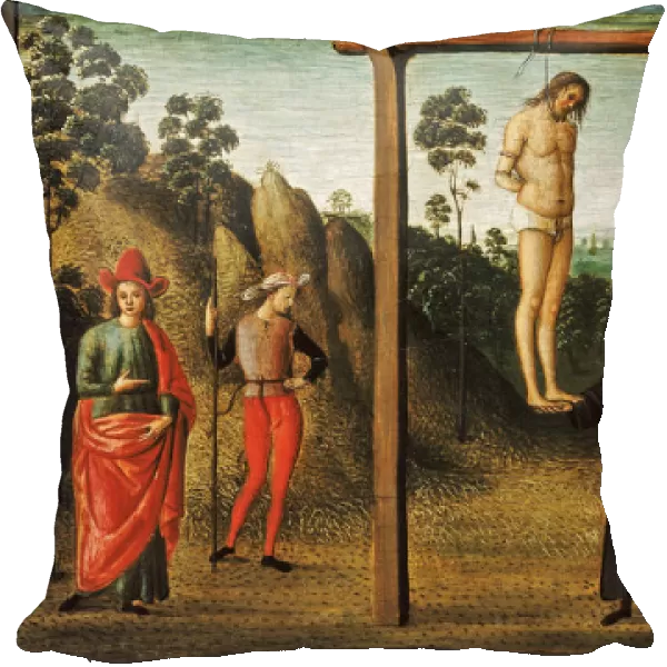 Il Miracolo degli impiccati (Predella of the Altarpiece of Saint Nicholas of Tolentino), 1500