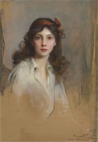 Portrait of Princess Xenia Georgievna of Russia (1903-1965), 1915