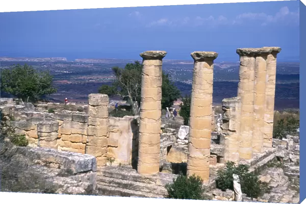 The Temple of Apollo, Cyrene, Libya, 6th century BC