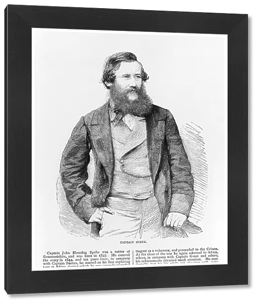 Portrait of John Hanning Speke, British explorer, 19th century