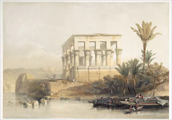 The Hypaethral Temple at Philae, called the Bed of Pharaoh, Egypt, 1849