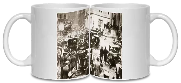 Bomb blast opposite the offices of JP Morgan & Co, New York, USA, 16 September, 1920