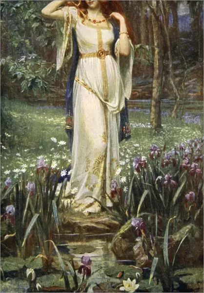 Freyja and the Necklace, 1890. Artist: James Doyle Penrose