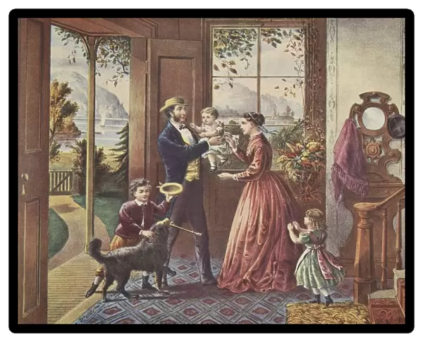 The Four Seasons of Life - Middle Age, The Season of Strength, pub. 1868, Currier & Ives