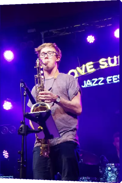 Alex Hitchcock, Love Supreme Jazz Festival, Glynde Place, East Sussex, 2015. Artist
