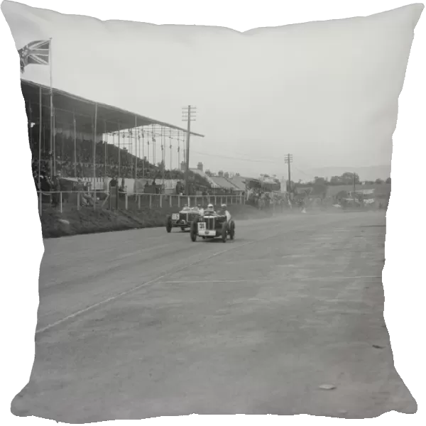 MG C type Midget of Cyril Paul and Riley of Edgar Maclure, RAC TT Race, Ards Circuit, Belfast, 1932
