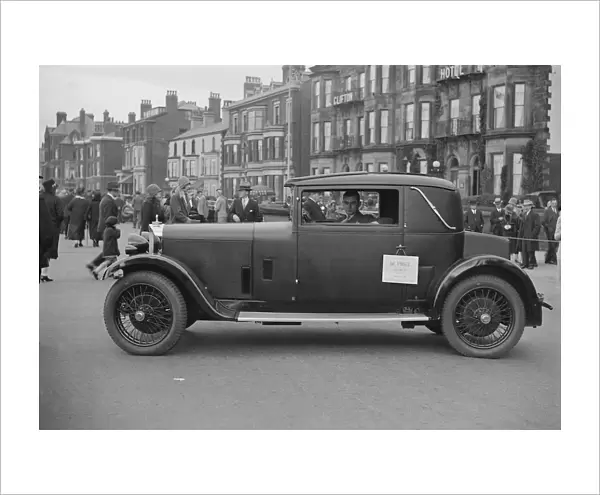 Talbot 14-45 sportsmans coupe of RG Roberts at the Southport Rally, 1928. Artist: Bill Brunell