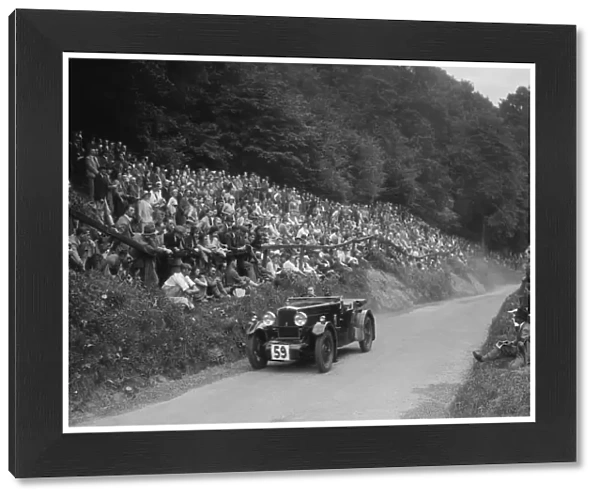 Morris special of Barbara Skinner at the MAC Shelsley Walsh Hill Climb, Worcestershire, 1932
