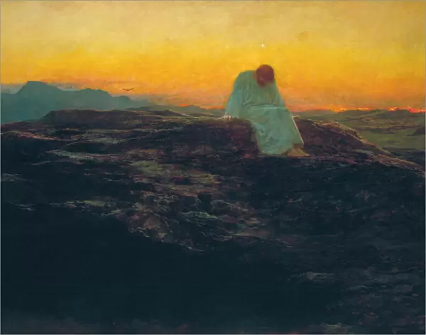 The Temptation in the Wilderness, 1898. Artist: Briton Riviere