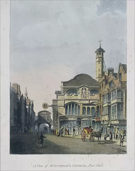 St Dunstan in the West, London, 1812