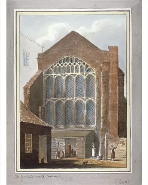 Southwark Cathedral, London, 1825. Artist: G Yates