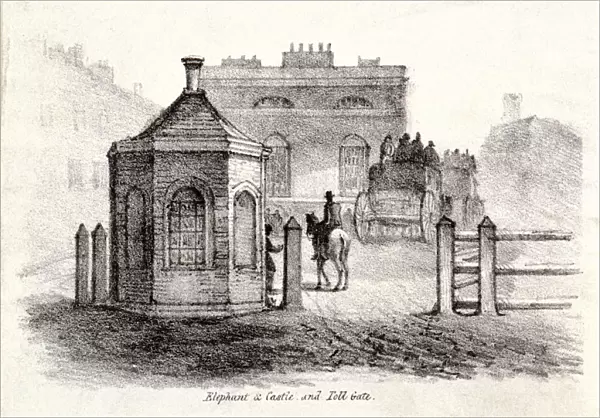 Elephant and Castle Inn, Newington Causeway, Southwark, London, c1830