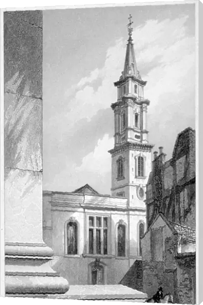 Church of St Vedast Foster Lane, City of London, 1838