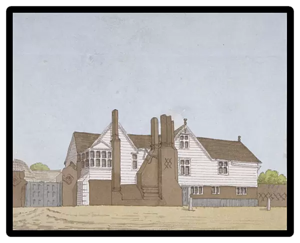 View of Hyde House in Plaistow, Newham, London, c1800