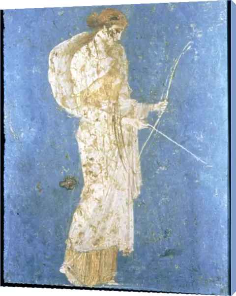 Diana the Huntress, fresco from the house Stabia at Pompeii