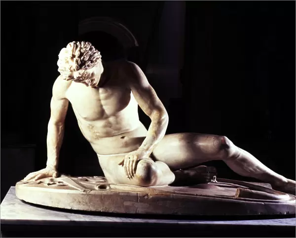 Dying Gaul, Roman copy in marble of a Greek original in bronze