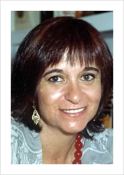 Rosa Montero (1951-), Spanish writer and journalist, photo from 1987