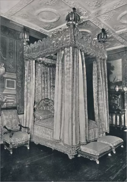 The Kings Bedroom at Knole. Bedstead Made for James I, 1928