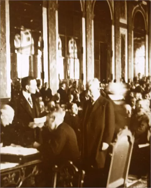 Woodrow Wilson, Treaty of Versailles, France, 1919