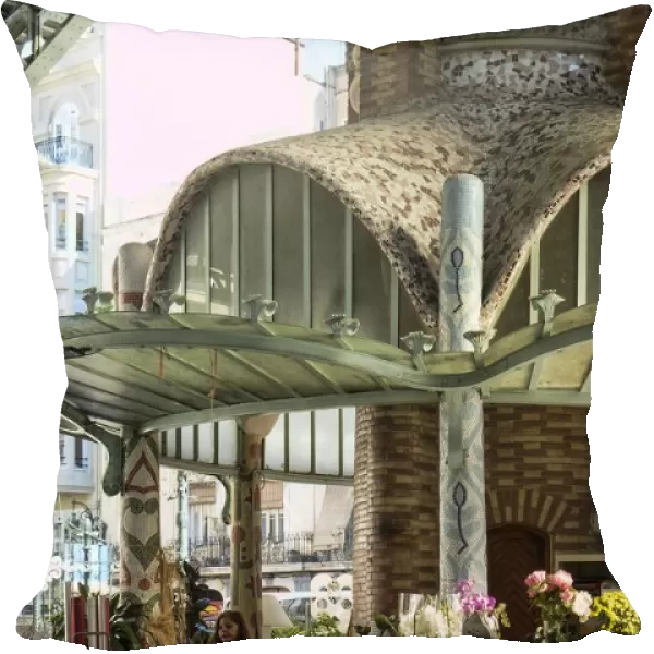 Mercado Central, Valencia, (c1914-1928), c2014-2017. Artist: Alan John Ainsworth