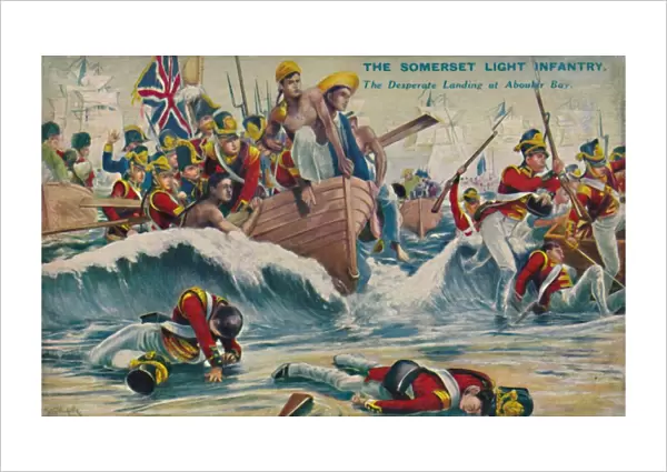 The Somerset Light Infantry. The Desperate Landing at Aboukir Bay, 1801, (1939)