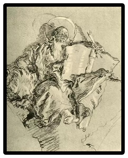 St. Mark, 1743, (1928). Artists: Giovanni Battista Tiepolo, Giovanni Domenico Tiepolo