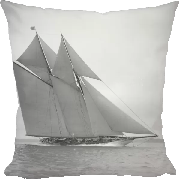 The schooner Meteor IV, 1911. Creator: Kirk & Sons of Cowes