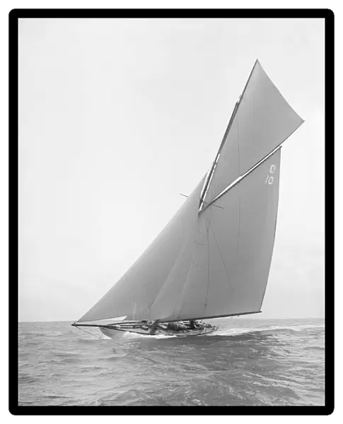 The Lady Anne sailing close-hauled, 1912. Creator: Kirk & Sons of Cowes