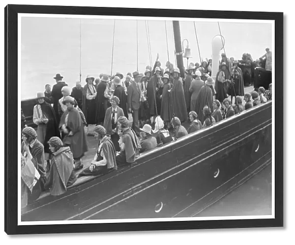 Women on board a boat, c1935. Creator: Kirk & Sons of Cowes