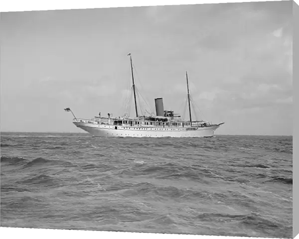 The steam yacht Glencairn, 1912. Creator: Kirk & Sons of Cowes