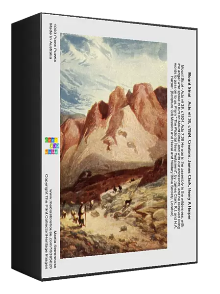Mount Sinai - Acts vii 38, c1924. Creators: James Clark, Henry A Harper