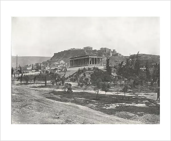 The Agora and Acropolis, Athens, Greece, 1895. Creator: Unknown