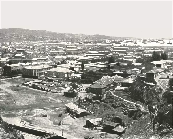 General view of the city, Valparaiso, Chile, 1895. Creator: Unknown