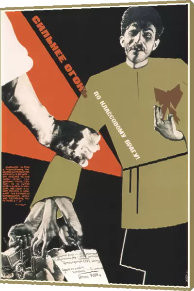 More fire at the class enemy!, 1933. Artist: Klinch (Petrushansky), Boris Grigoryevich
