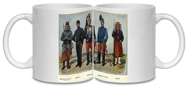 Types of the French Army, 1919. Creator: Richard Simkin