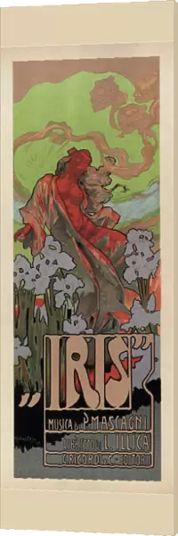 Poster for the Opera Iris by Pietro Mascagni, 1898