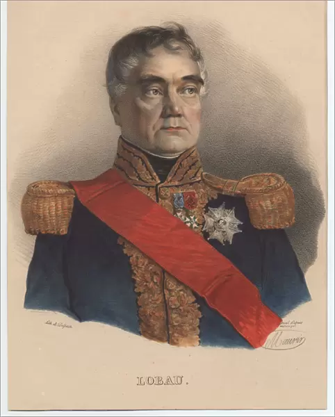 Georges Mouton de Lobau (1770-1838), Marshal of France, 1835. Artist: Anonymous