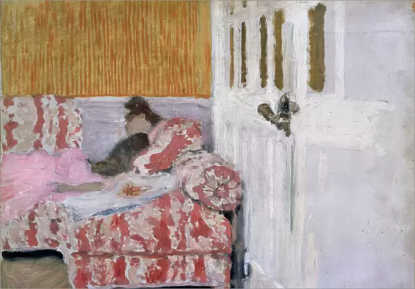 [On the Sofa (The white room), 1890-1893. Artist: Edouard Vuillard