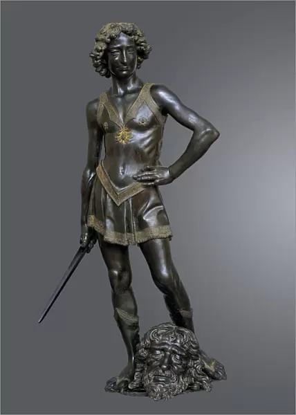 David Victorious over Goliath, ca 1470. Creator: Verrocchio, Andrea del (1437-1488)