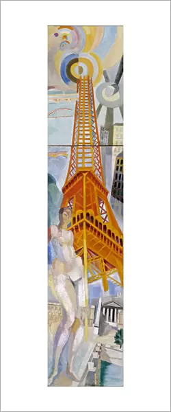 La Ville de Paris, la Femme et la Tour Eiffel, 1925. Creator: Delaunay, Robert (1885-1941)
