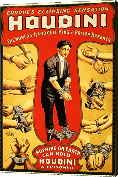 Harry Houdini, c. 1906. Creator: Anonymous