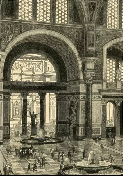 Baths of Caracalla (restored), 1890. Creator: Unknown