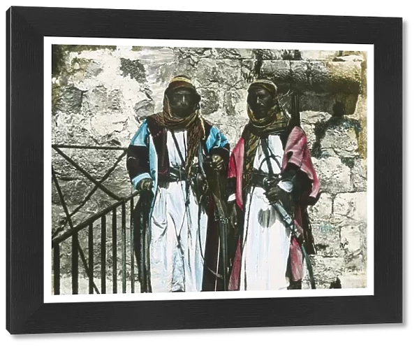 Bedouin Chiefs, Jericho, c1910s. Creator: Unknown