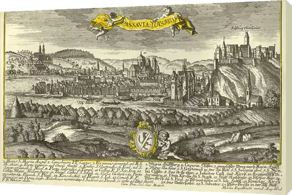 Passau, c1740. Creator: Johann Georg Ringlin