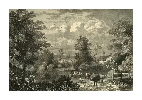 Notting Hill in 1750, (c1876). Creator: Unknown